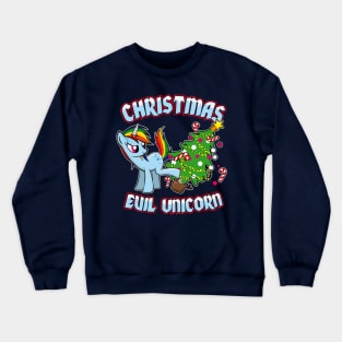 Evil Christmas Unicorn Crewneck Sweatshirt